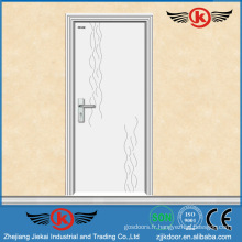 JK-P9012 porte penderie en pvc blanc poteau de cuisine / pvc flush door